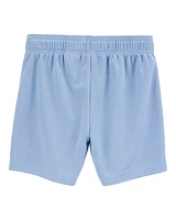 Toddler Solid Cotton Blend Shorts