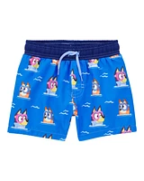Toddler 2-Piece Bluey Rashguard & Swim Trunk Set