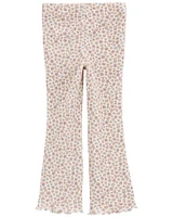 Baby Floral Pull-On Flare Pants