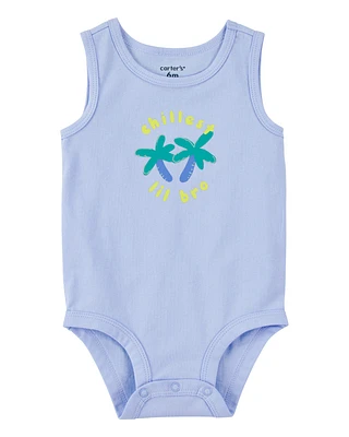 Baby Chillest Lil Bro Sleeveless Bodysuit