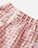 Baby Gingham Shorts Made With Organic Cotton
