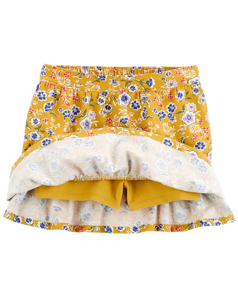 Kid Floral Skort