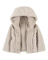 Baby Faux Fur Hooded Jacket