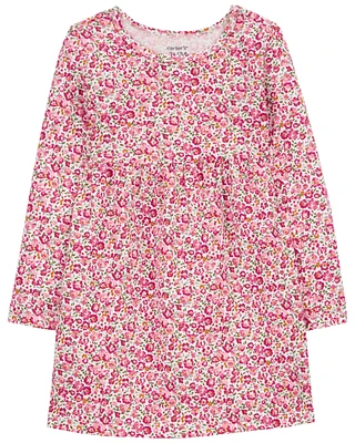 Toddler Floral Jersey Dress