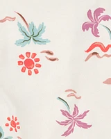 Baby Beach Print Cotton Romper