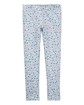 Kid Floral Stretch Leggings