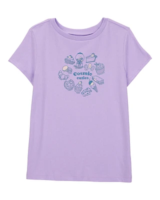 Kid Cosmic Cuties Short-Sleeve Graphic Tee - Purple
