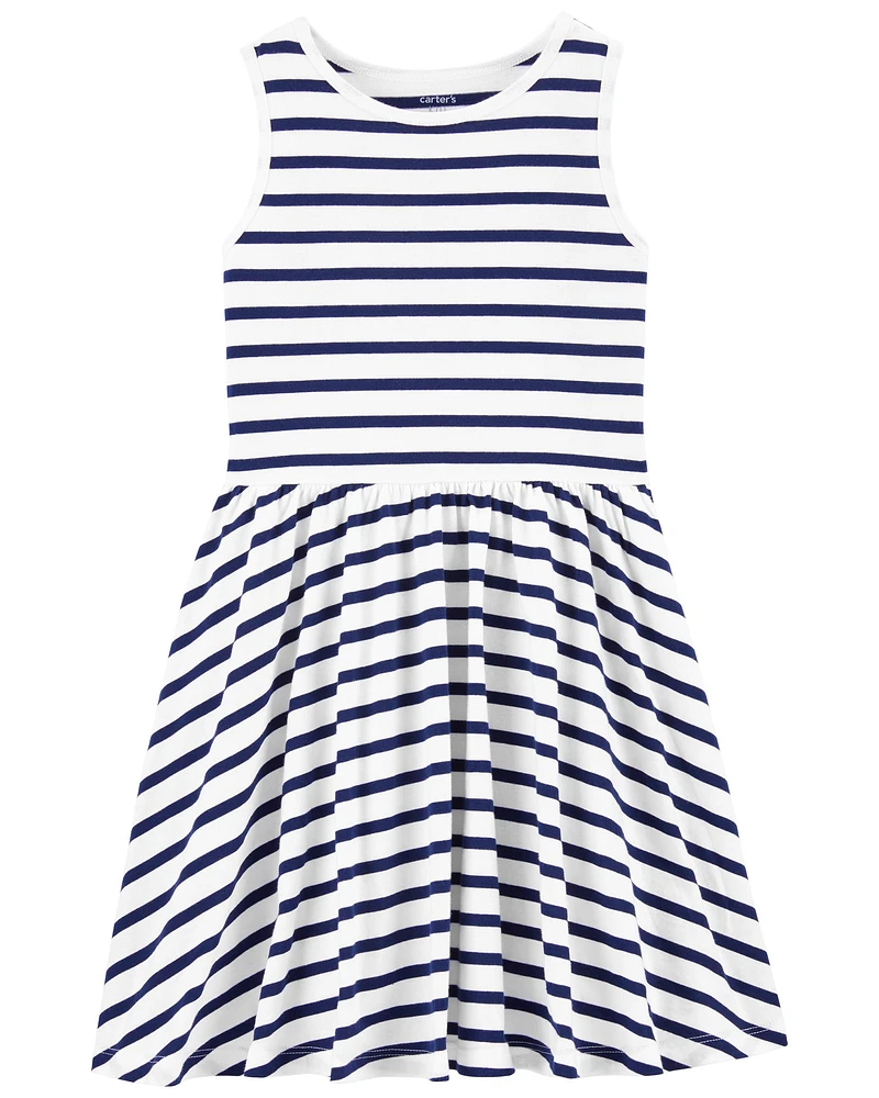 Striped Jersey Dress