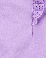 Baby 3-Piece Flutter Outfit Set - Purple