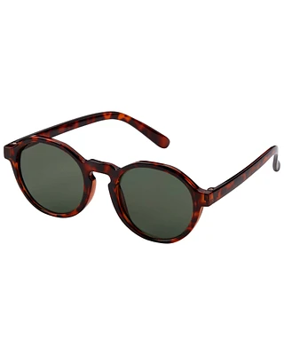 Tortoise Round Sunglasses