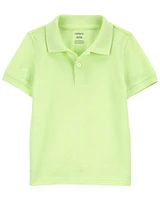 Baby Ribbed Collar Polo Shirt