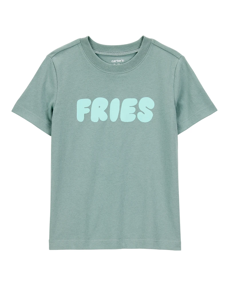 Toddler Fries Short-Sleeve Graphic Tee - Green