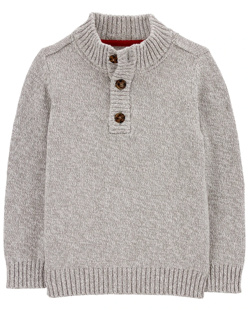 Toddler Pullover Ribbed Sweater