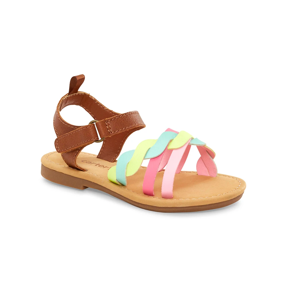 Toddler Braided Strappy Sandals