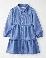 Kid Organic Cotton Chambray Dress