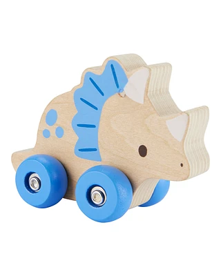 Baby Dinosaur Wooden Push Car