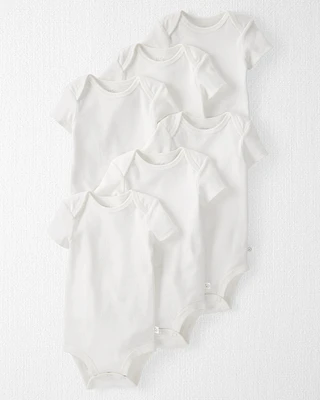 Baby 6-Pack Organic Cotton Rib Bodysuits