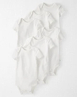 Baby 6-Pack Organic Cotton Rib Bodysuits