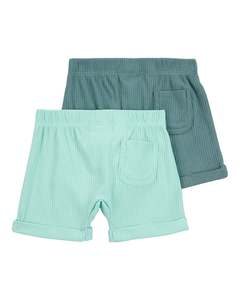 Baby 2-Pack Pull-On Shorts