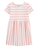 Toddler Striped Short-Sleeve Dress