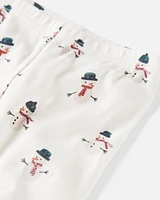 Baby Organic Cotton Pyjamas Set Snowman