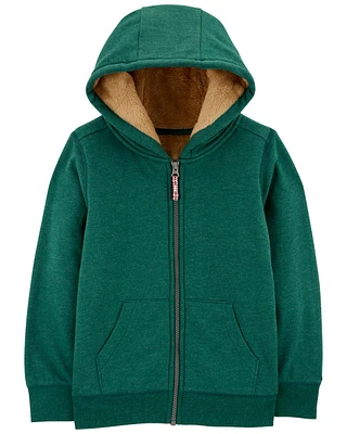 Zip-Up Fleece Hoodie