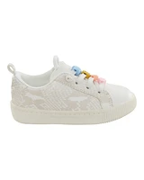 Toddler Snakeskin Pull On Sneakers