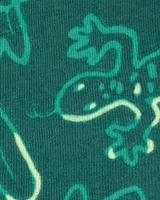 Toddler 4-Piece Lizard Cotton Blend Pyjamas