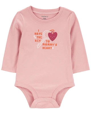 Baby Key To Mommy's Heart Collectible Bodysuit