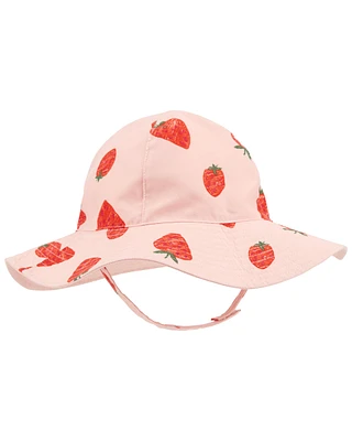 Strawberry Reversible Bucket Hat