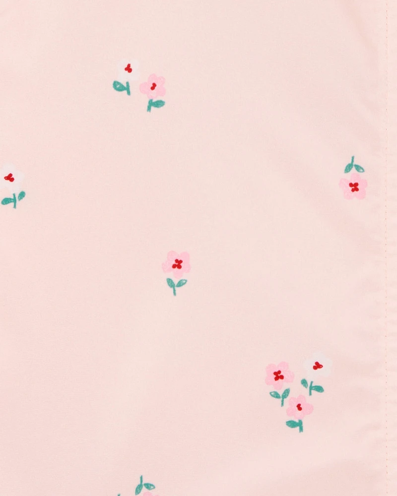 Floral Rain Jacket - Pink