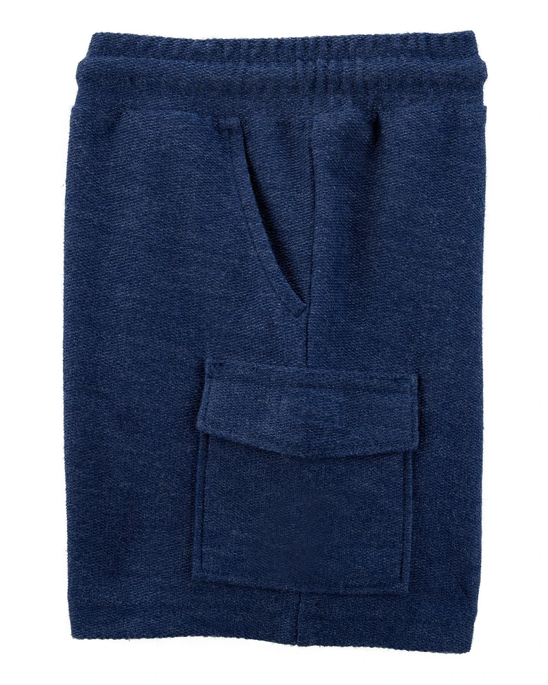 Toddler Cotton Shorts - Navy