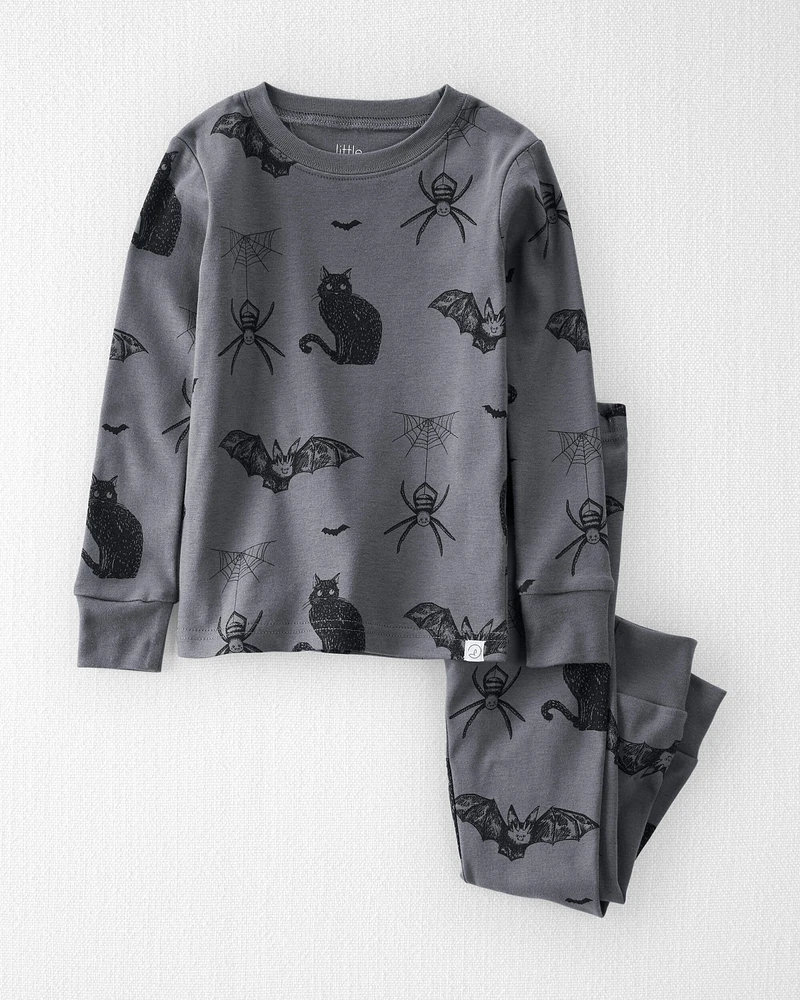 Toddler Organic Cotton Pyjamas Spooky Shadows Print
