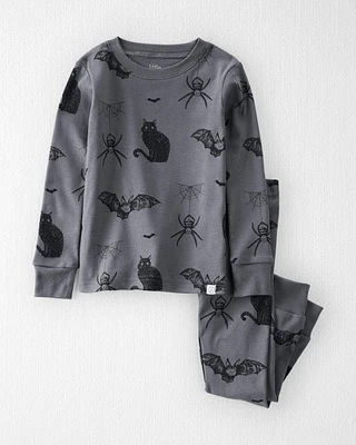 Toddler Organic Cotton Pyjamas Spooky Shadows Print