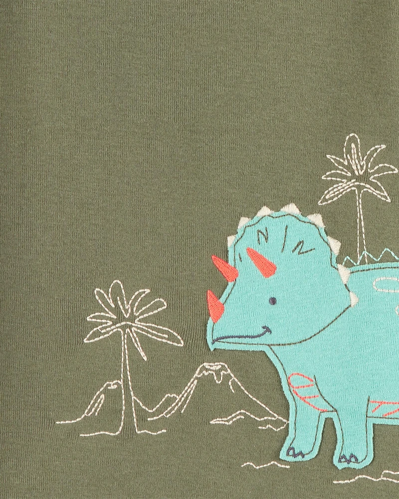 Baby 4-Piece Dinosaur Cotton Pyjamas