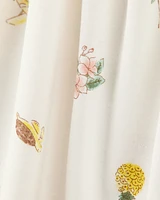Baby Tropical Print PurelySoft Footless 1-Piece Pyjamas - Ivory