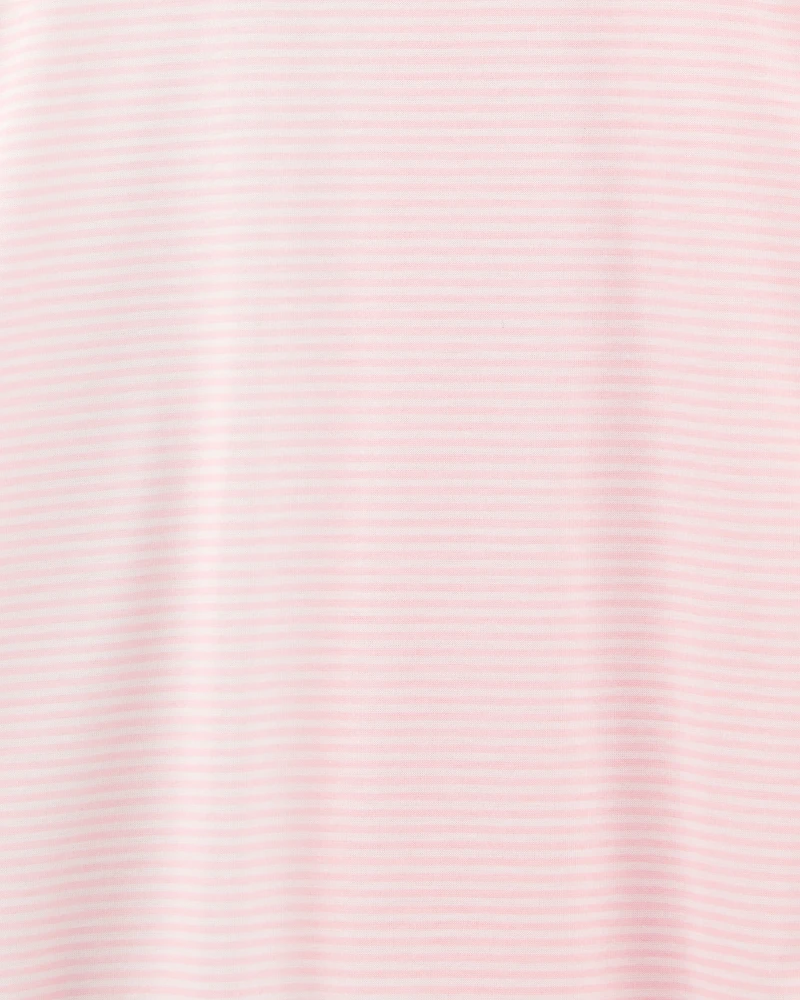 Girls 2-Pack Striped Nightgowns - Pink
