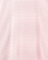Girls 2-Pack Striped Nightgowns - Pink