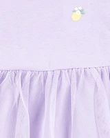 Baby 2-Piece Lemon Tulle Top & Legging Set