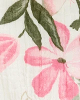 Toddler Floral Sleeveless Fashion Top - Ivory