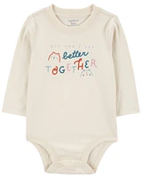 Baby Better Together Cat Long-Sleeve Bodysuit