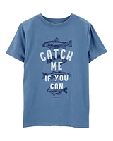 Kid Fishing Graphic Tee