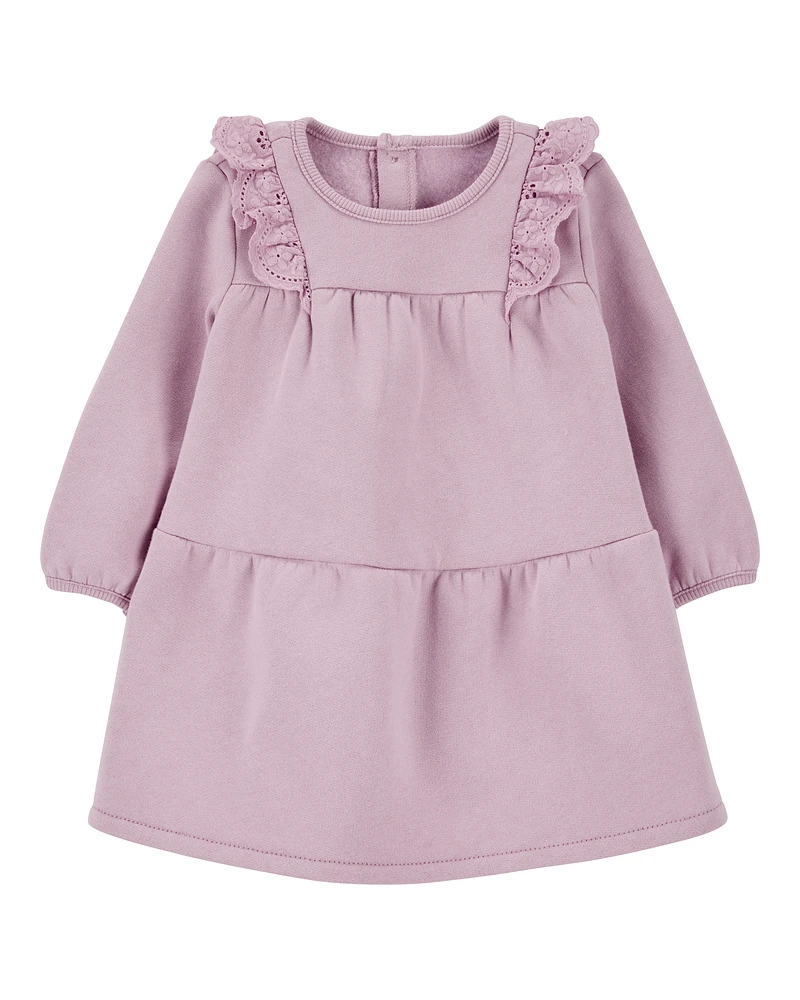 Baby Long Sleeve Fleece Dress