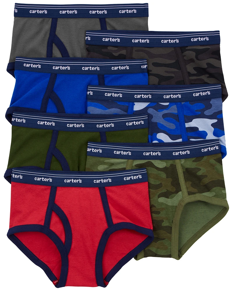 Kid 7-Pack Cotton Briefs Underwear