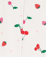 Strawberry Print Sleeper Pyjamas