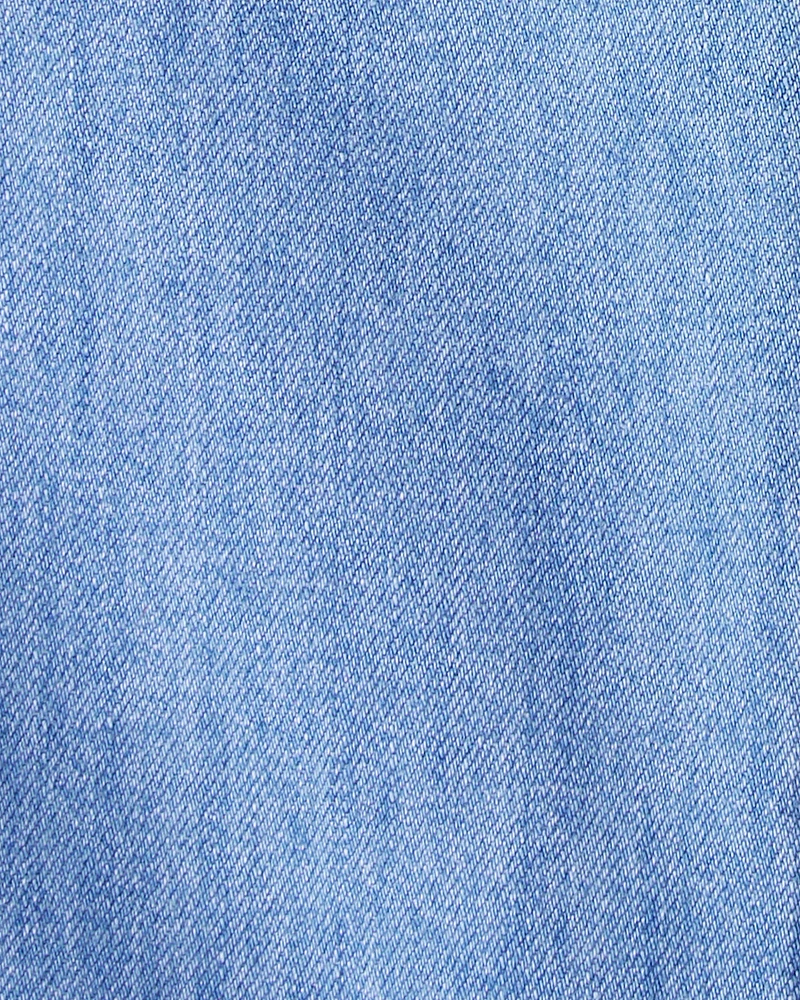 Toddler Organic Cotton Chambray Cargo Pants