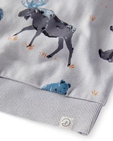 Toddler 2-Piece Midnight Forest Print Set Made with Organic Cotton