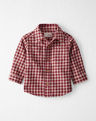 Baby Cozy Button-Front Shirt Made with Organic Cotton