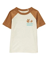 Baby Cotton Short-Sleeve Tee - Brown