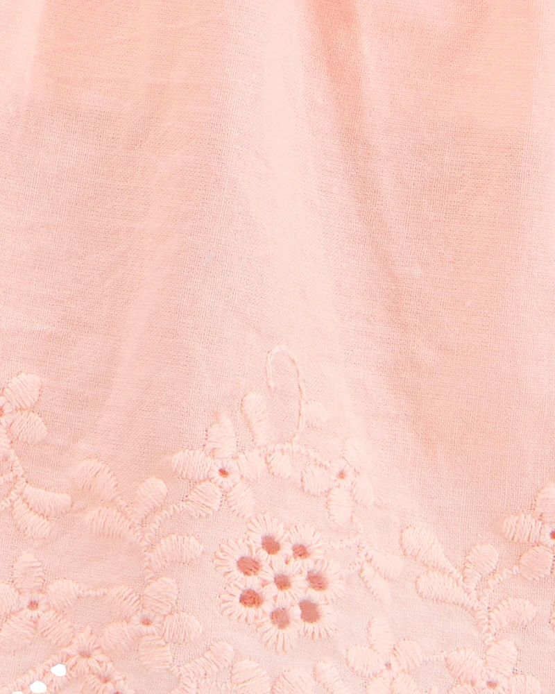 Girls Eyelet Skort - Pink